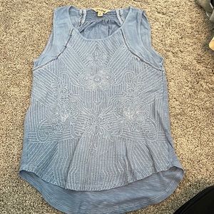 Lucky tank top blue size small great condition